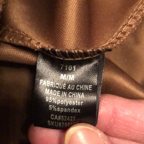 NWOT Lily Morgan stretch suede skirt - Picture 5 of 6